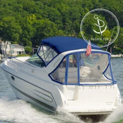 Sunbrella® Marine Grade 6052-0000 Mediterranean Blue 60" Fabric -Famous Fabric Store Sunbrella 6052 0000 Mediterranean Blue 60 75