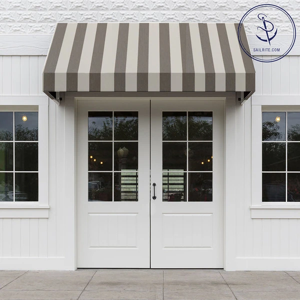 Sunbrella® Awning Stripe 4753-0000 Beaufort Mushroom 46" Fabric 7 Sunbrella® Awning Stripe 4753-0000 Beaufort Mushroom 46" Fabric - Image 5