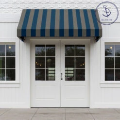 Sunbrella® Awning Stripe 4771-0000 Beaufort Peacock 46" Fabric 11 Sunbrella® Awning Stripe 4771-0000 Beaufort Peacock 46" Fabric -Famous Fabric Store Sunbrella Awning Stripe 4771 0000 Beaufort Peacock 46 Fabric 707