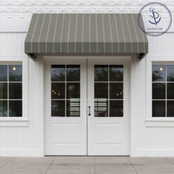 Sunbrella® Awning Stripe 4835-0000 Cooper Ash 46" Fabric -Famous Fabric Store Sunbrella Awning Stripe 4835 0000 Cooper Ash 46 Fabric 72