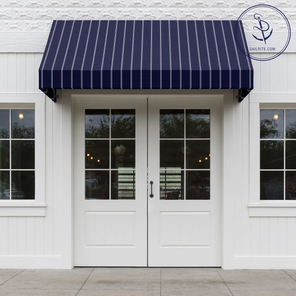 Sunbrella® Awning Stripe 4987-0000 Cooper Navy 46" Fabric 8 Sunbrella® Awning Stripe 4987-0000 Cooper Navy 46" Fabric - Image 6