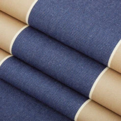 Sunbrella® Awning Stripe 4921-0000 Mediterranean Canvas Block 46" Fabric 8 Sunbrella® Awning Stripe 4921-0000 Mediterranean Canvas Block 46" Fabric -Famous Fabric Store Sunbrella Mediterranean Canvas Block Stripe 46 2