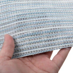 Textilene® Sailrite® Vinyl Mesh Tremor Steel Blue 54" Fabric -Famous Fabric Store Textilene Sailrite Vinyl Mesh Tremor Steel Blue 54 Fabric 5