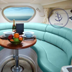 Ultraleather® Original Cyan 54" Fabric -Famous Fabric Store Ultraleather Fabric 54 Cyan 76